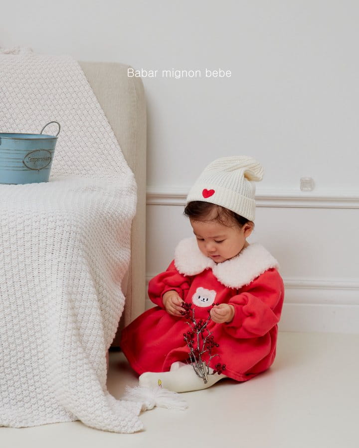 Babar Mignon - Korean Baby Fashion - #babyoutfit - Bebe Buddle Collar Bodysuit - 10