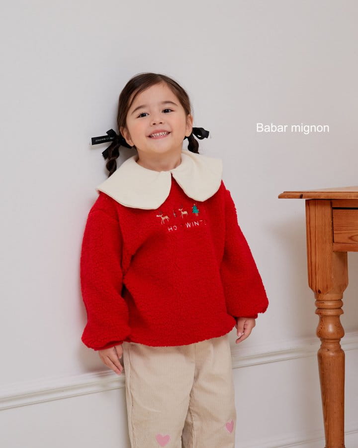 Babar Mignon - Korean Baby Fashion - #babywear - Holliday Sweatshirt - 5