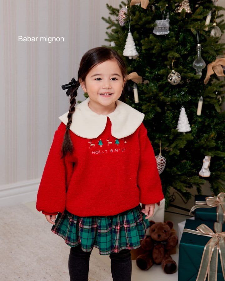 Babar Mignon - Korean Baby Fashion - #onlinebabyboutique - Holliday Sweatshirt - 6