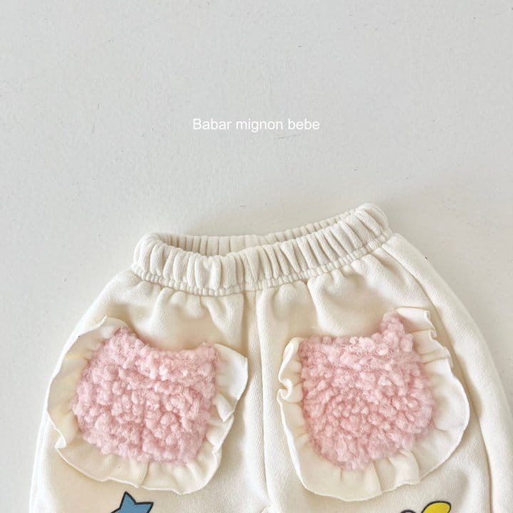 Babar Mignon - Korean Baby Fashion - #onlinebabyshop - Bebe Bbosong Pocket Pants - 12