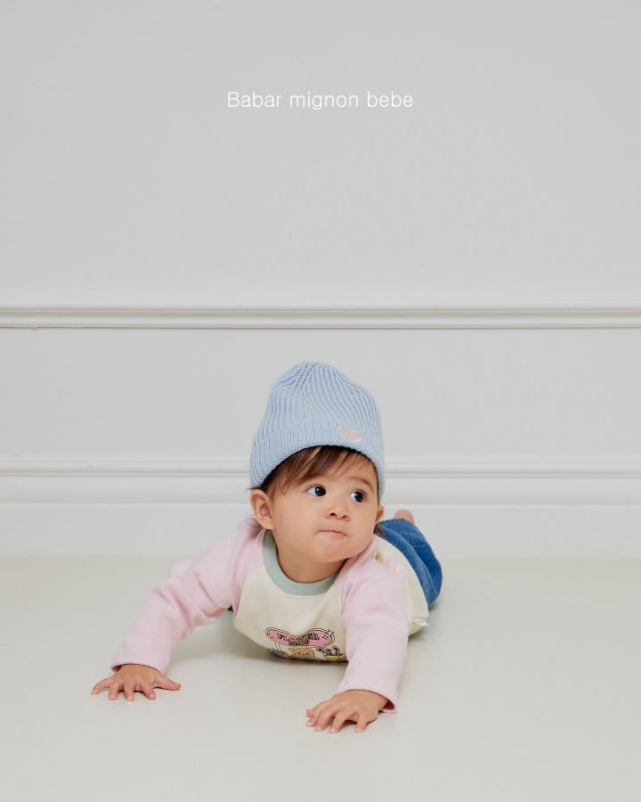 Babar Mignon - Korean Baby Fashion - #smilingbaby - Bebe Color Tee - 3
