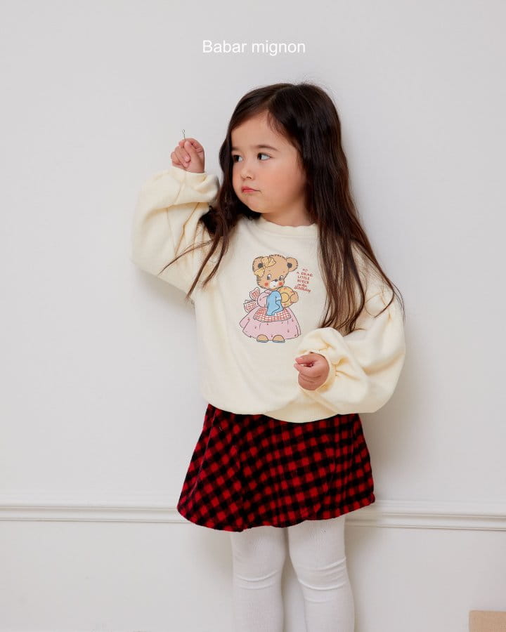 Babar Mignon - Korean Children Fashion - #Kfashion4kids - Kitchen Bear Sweatshirt - 10