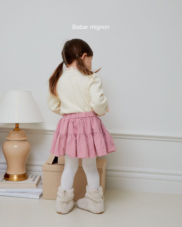 Babar Mignon - Korean Children Fashion - #Kfashion4kids - Winter Cancan Skirt - 7