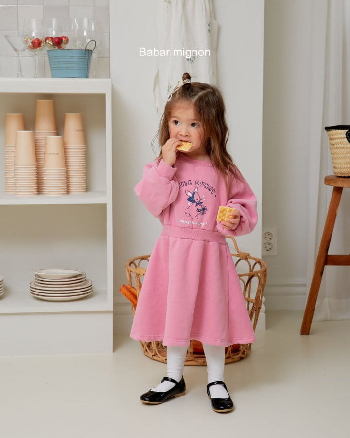 Babar Mignon - Korean Children Fashion - #Kfashion4kids - Cuty Rabbit One-piece - 5