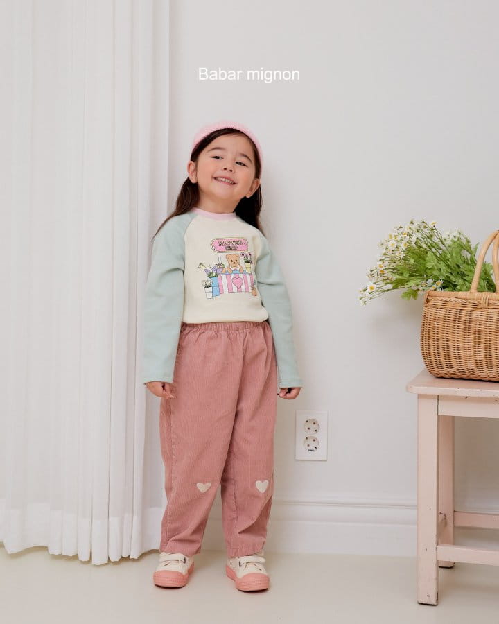 Babar Mignon - Korean Children Fashion - #kidzfashiontrend - Color Ragaln Tee - 4