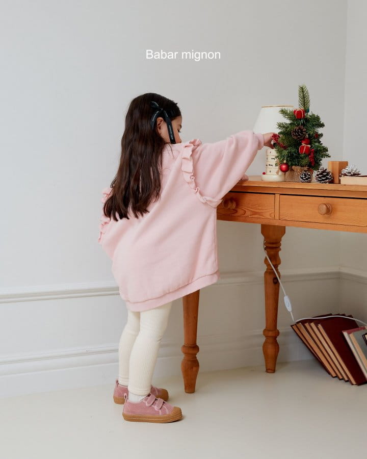 Babar Mignon - Korean Children Fashion - #childofig - Lettering Leggings - 5