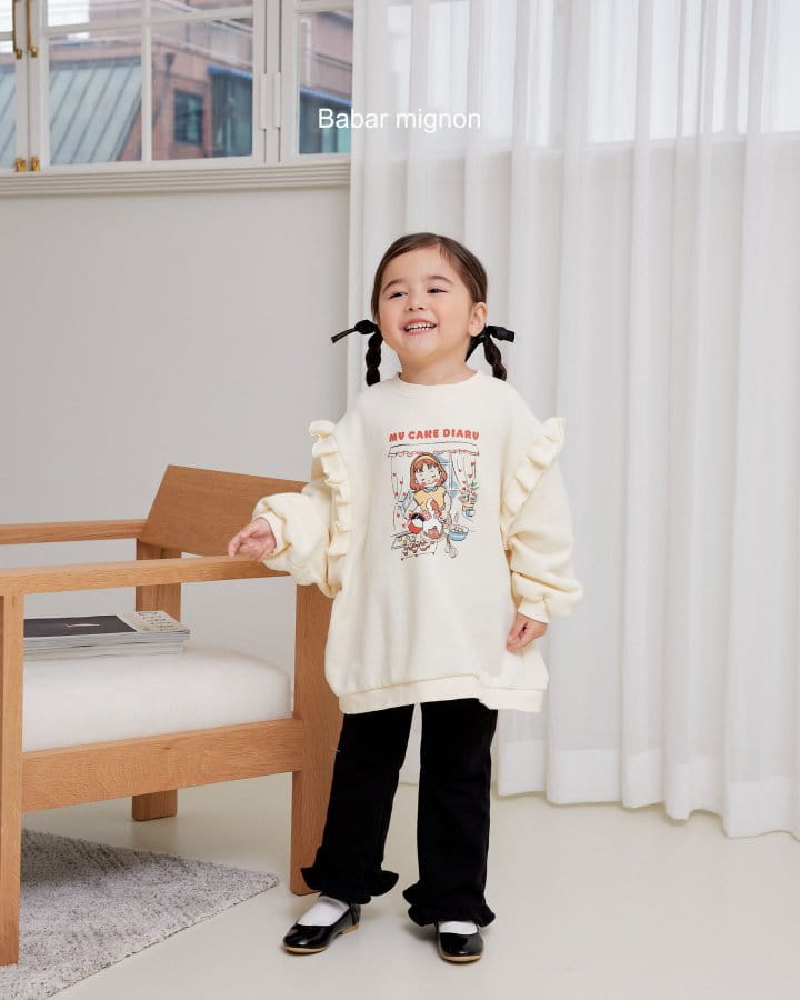 Babar Mignon - Korean Children Fashion - #prettylittlegirls - Girl Long Sweatshirt - 4