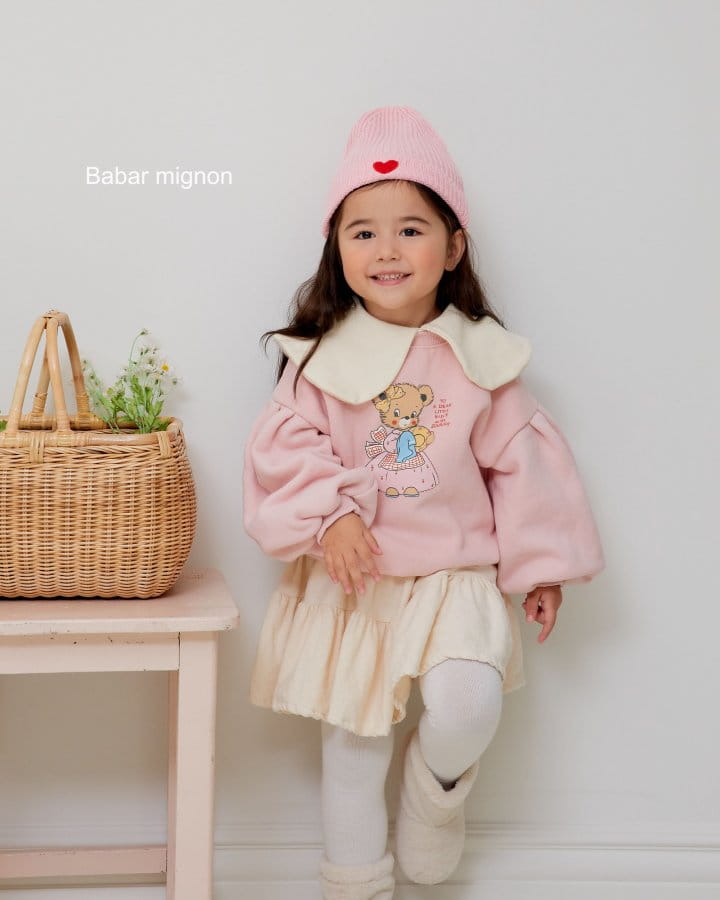 Babar Mignon - Korean Children Fashion - #childofig - Kitchen Bear Sweatshirt - 2