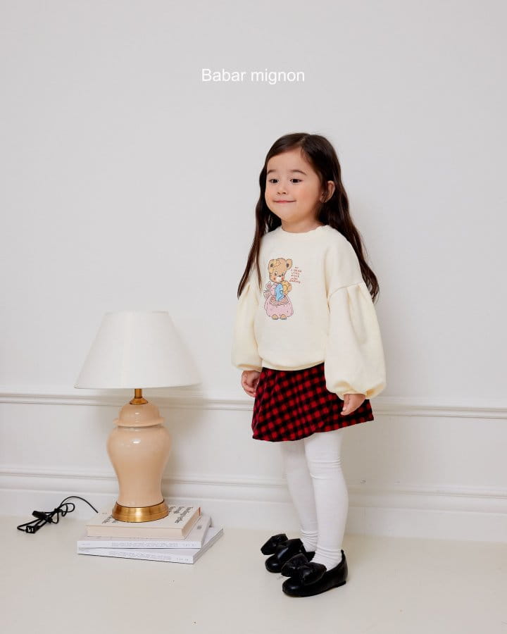 Babar Mignon - Korean Children Fashion - #childofig - Check Wrap Pants - 7