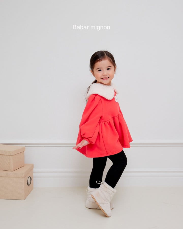 Babar Mignon - Korean Children Fashion - #designkidswear - Lettering Leggings - 8