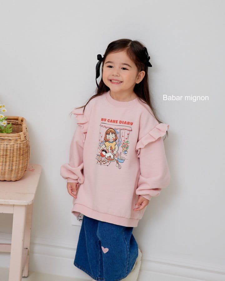Babar Mignon - Korean Children Fashion - #designkidswear - Girl Long Sweatshirt - 7