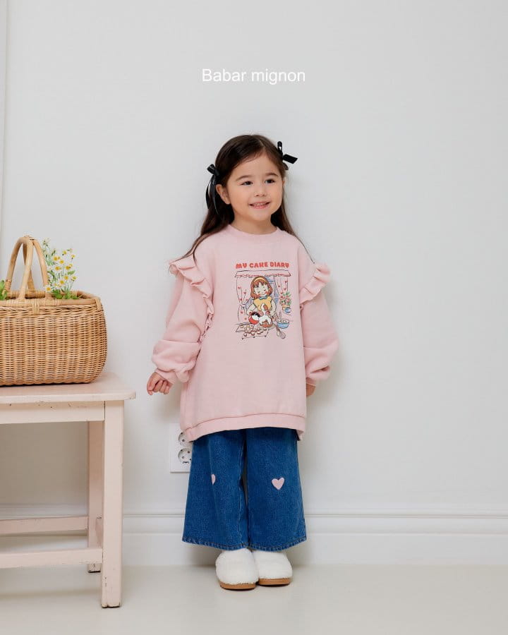 Babar Mignon - Korean Children Fashion - #discoveringself - Girl Long Sweatshirt - 8