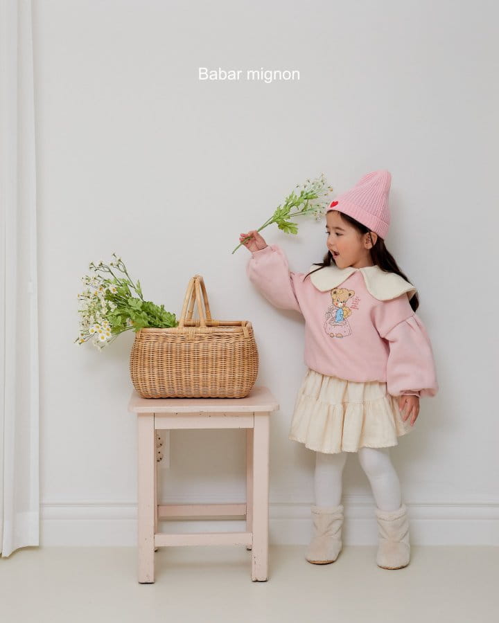 Babar Mignon - Korean Children Fashion - #discoveringself - Kitchen Bear Sweatshirt - 5