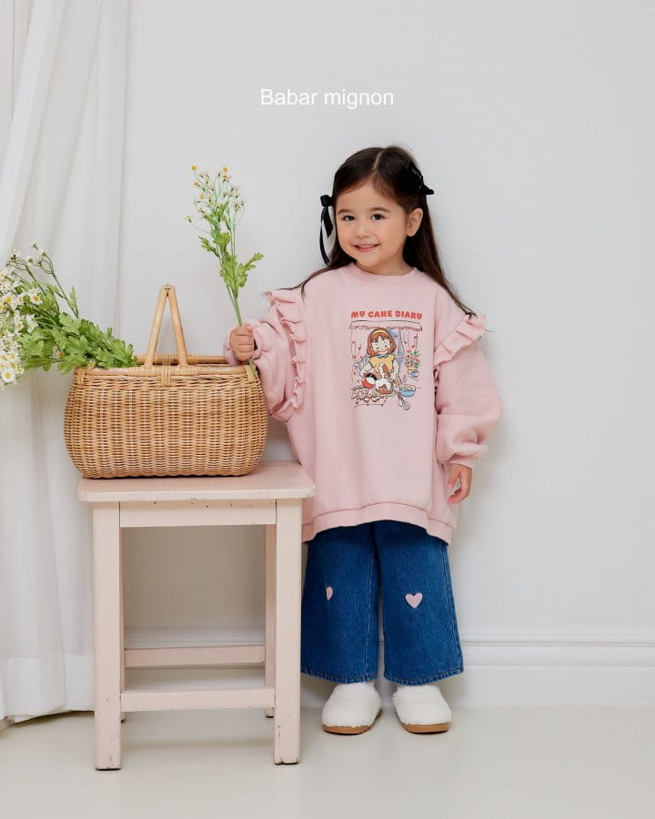 Babar Mignon - Korean Children Fashion - #fashionkids - Girl Long Sweatshirt - 9