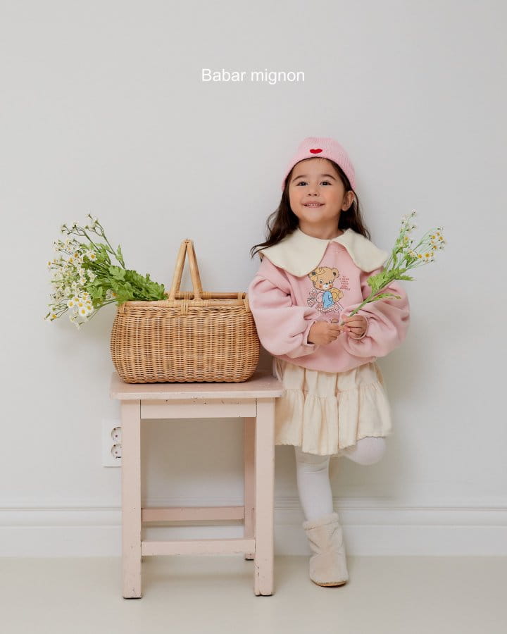 Babar Mignon - Korean Children Fashion - #fashionkids - Kitchen Bear Sweatshirt - 6