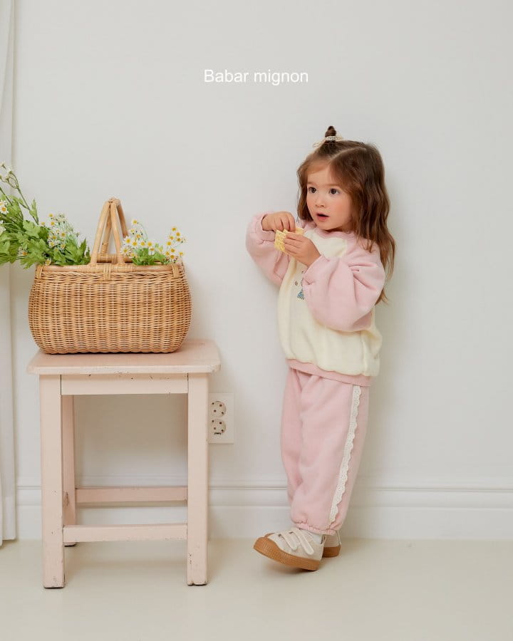 Babar Mignon - Korean Children Fashion - #kidsshorts - Rabbit Top Bottom Set - 9
