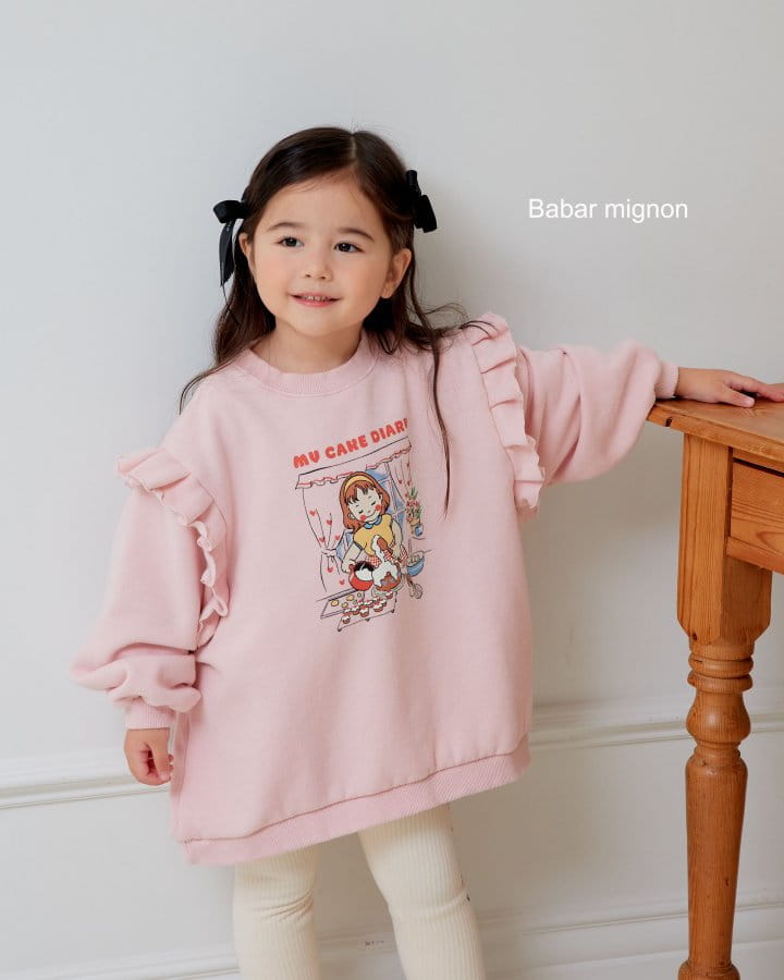 Babar Mignon - Korean Children Fashion - #kidzfashiontrend - Girl Long Sweatshirt - 12
