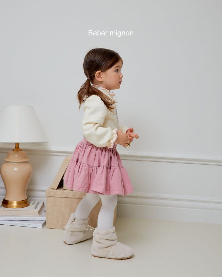 Babar Mignon - Korean Children Fashion - #kidzfashiontrend - Winter Cancan Skirt - 6