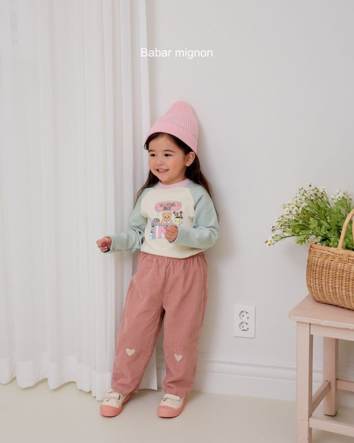Babar Mignon - Korean Children Fashion - #kidzfashiontrend - Color Ragaln Tee - 3