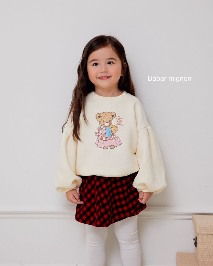 Babar Mignon - Korean Children Fashion - #magicofchildhood - Kitchen Bear Sweatshirt - 12