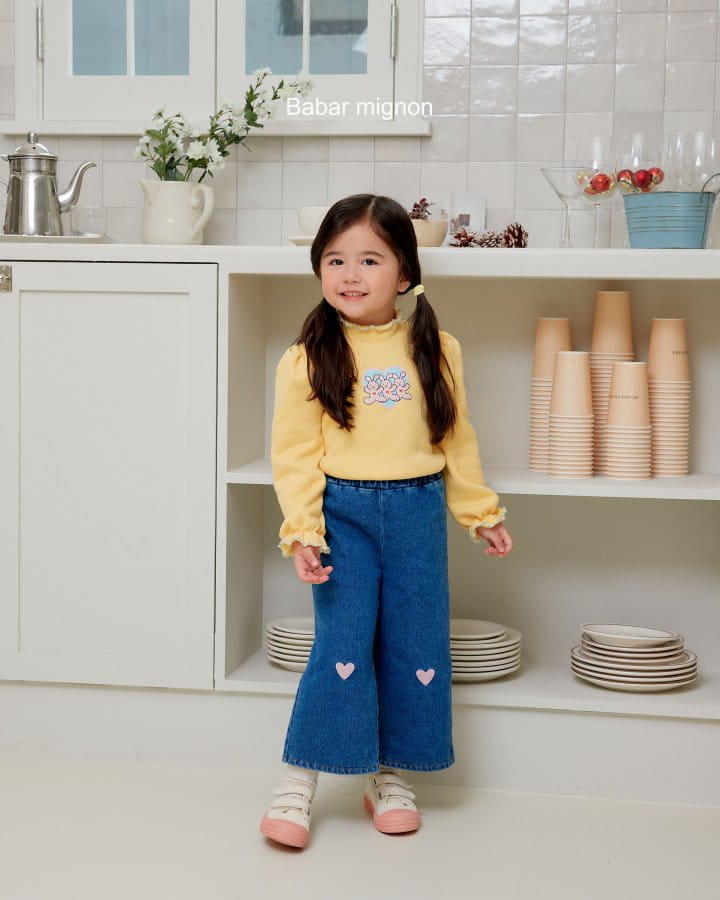 Babar Mignon - Korean Children Fashion - #magicofchildhood - Three Friends Rib Tee - 10