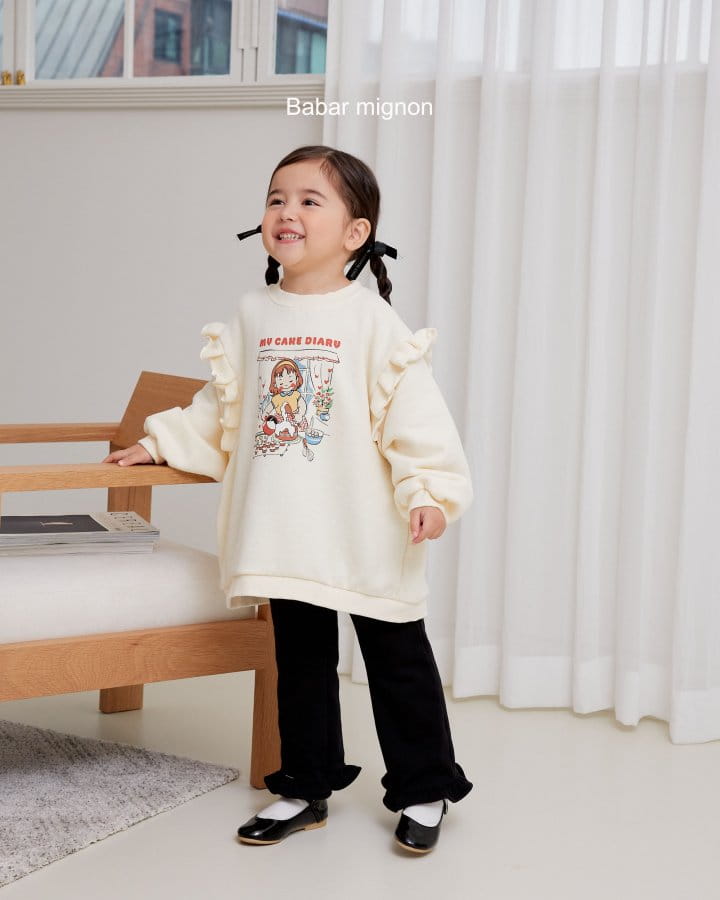 Babar Mignon - Korean Children Fashion - #prettylittlegirls - Girl Long Sweatshirt - 3