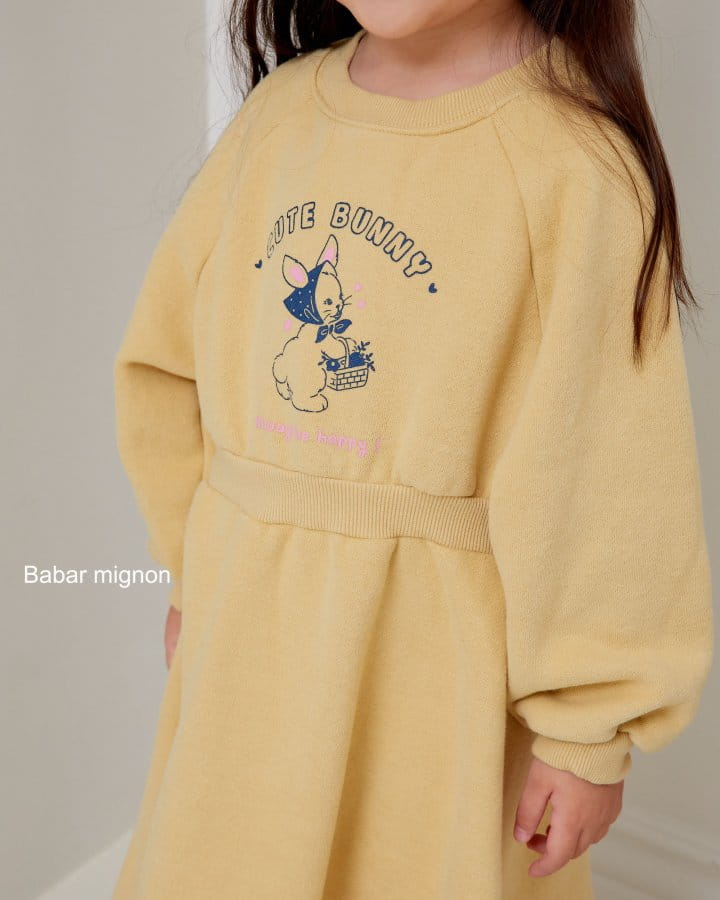 Babar Mignon - Korean Children Fashion - #prettylittlegirls - Cuty Rabbit One-piece - 9