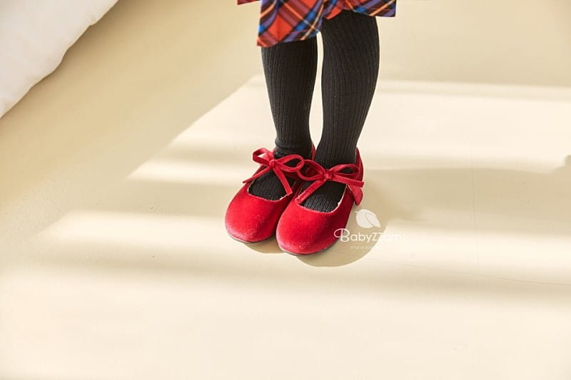 Babyzzam - Korean Children Fashion - #fashionkids - Y 898 Bellsa Ribbon Flats - 9