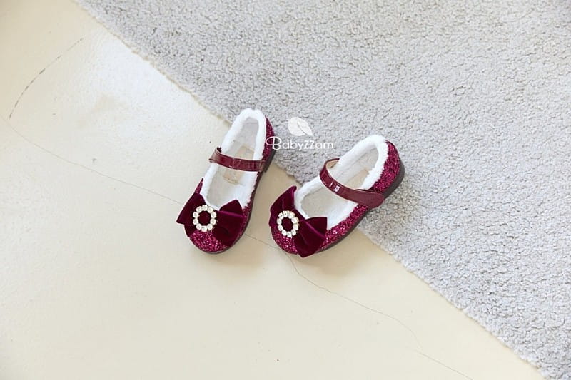Babyzzam - Korean Children Fashion - #fashionkids - Y897 Cling Bijou Flats - 8