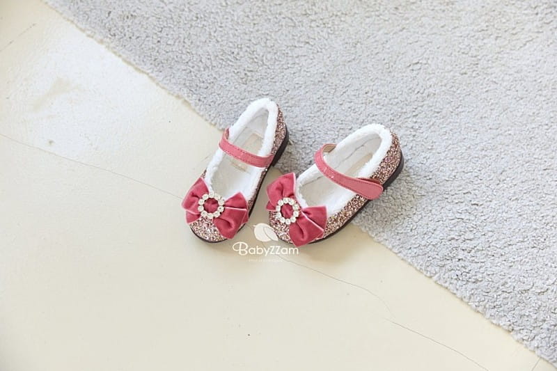 Babyzzam - Korean Children Fashion - #kidsshorts - Y897 Cling Bijou Flats - 9