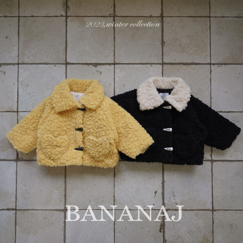 Banana J - Korean Children Fashion - #Kfashion4kids - Love Coat