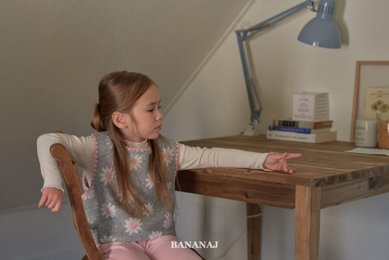 Banana J - Korean Children Fashion - #childrensboutique - Daisy Dumble Vest - 3