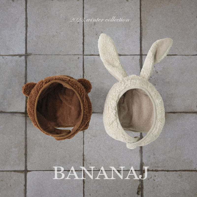 Banana J - Korean Children Fashion - #childrensboutique - Rabbit Bear Hat