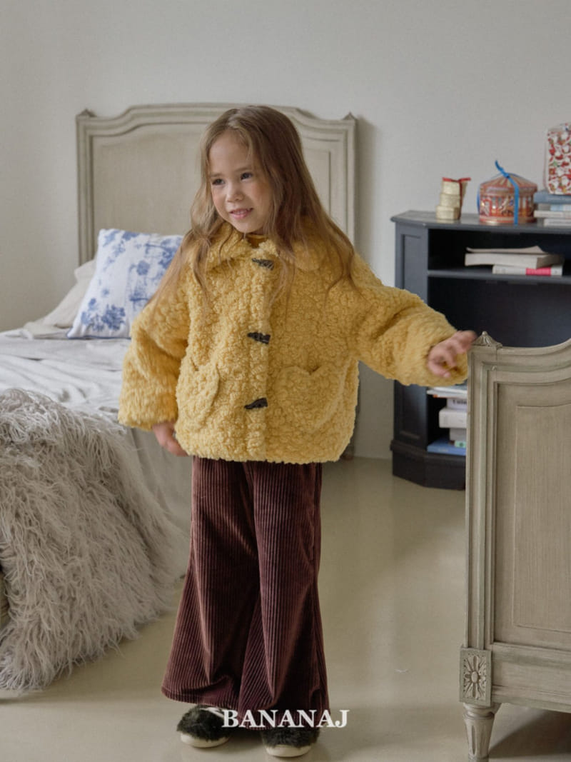 Banana J - Korean Children Fashion - #todddlerfashion - Mi Veloure Pants - 8