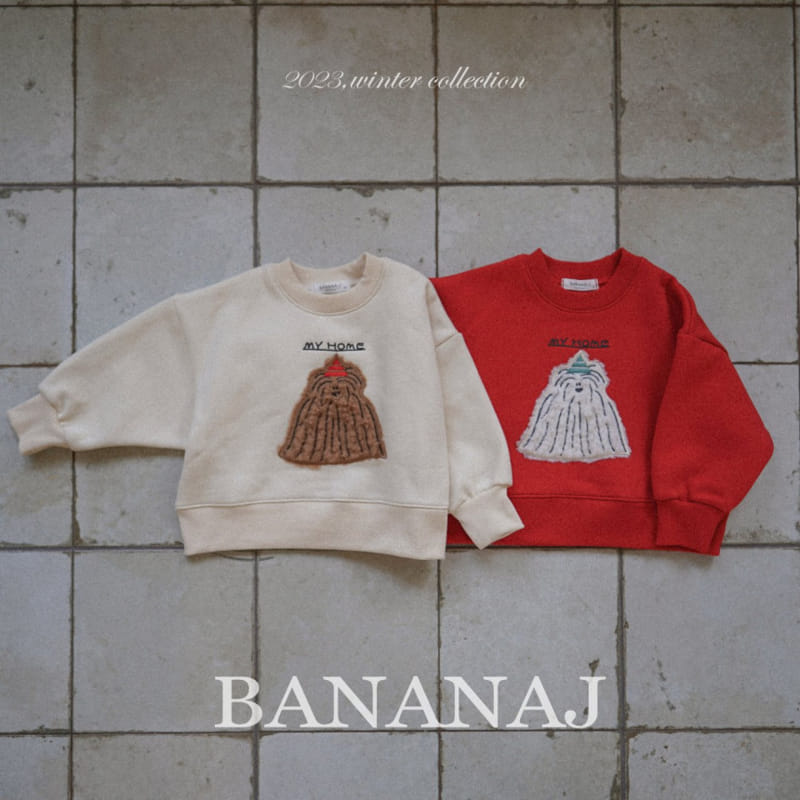 Banana J - Korean Children Fashion - #toddlerclothing - My Home Sweatshirt