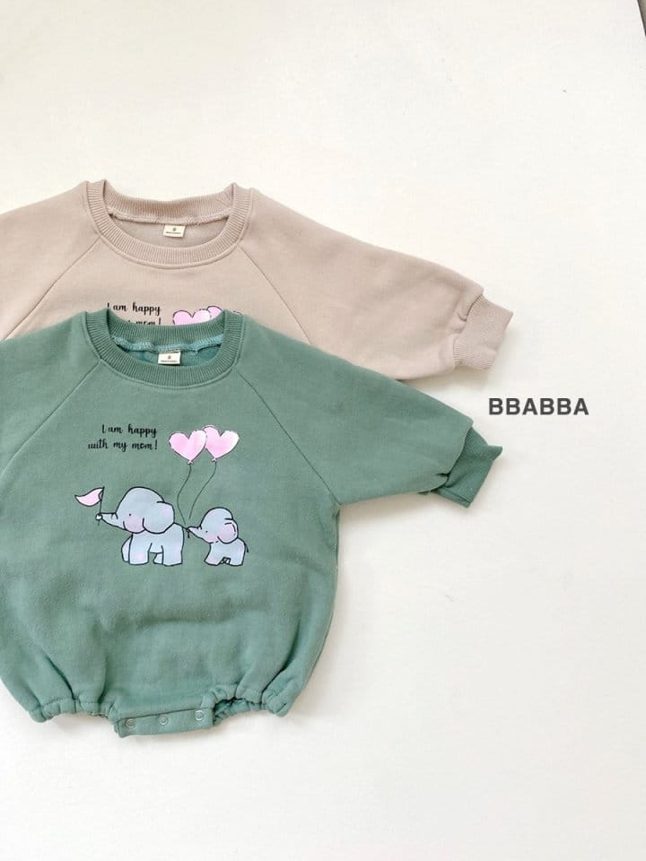 Bbabba - Korean Baby Fashion - #babyboutique - Winter Elephant Bodysuit - 11