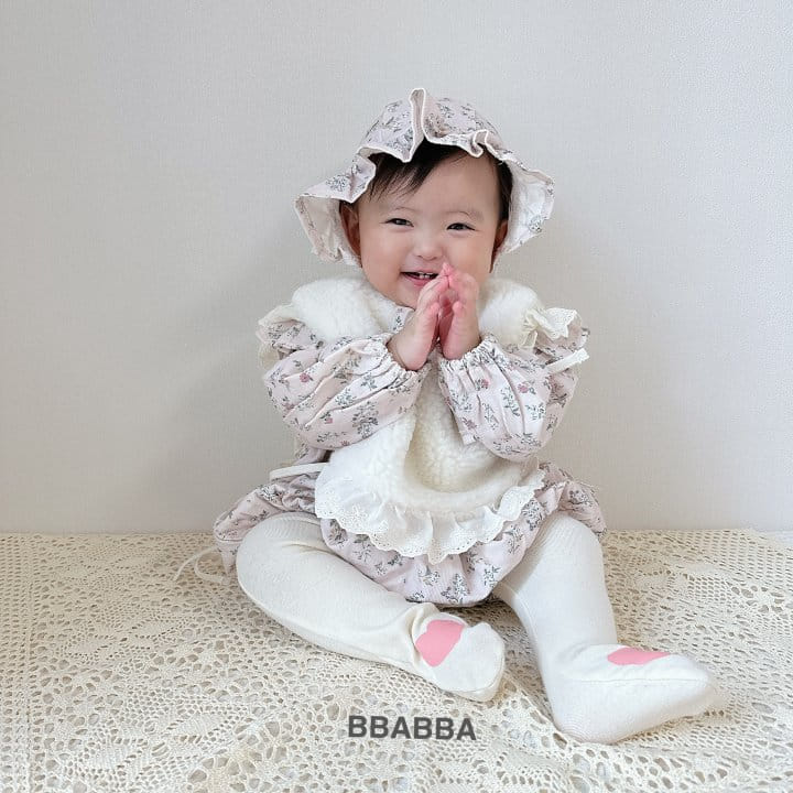 Bbabba - Korean Baby Fashion - #babyboutique - Blanc 21 Rib Set - 6