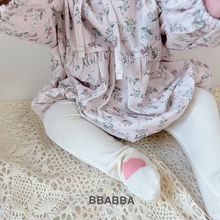 Bbabba - Korean Baby Fashion - #babyboutique - Blanc 21 Rib Set - 7