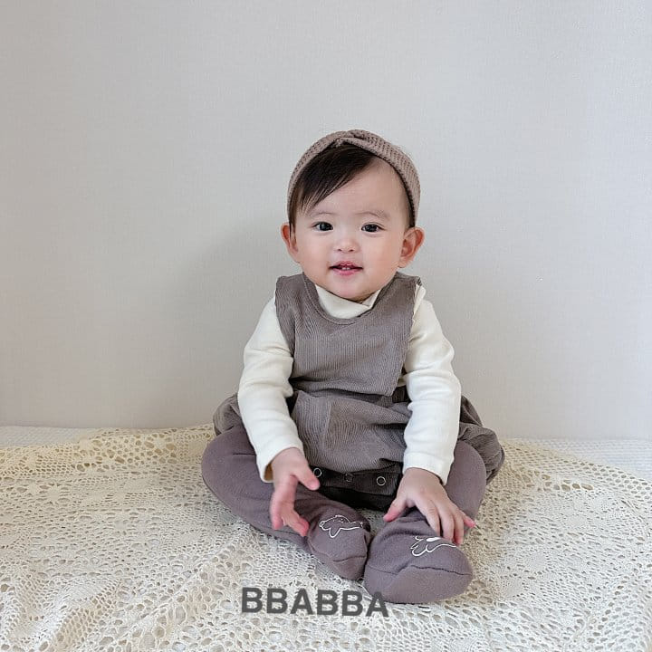Bbabba - Korean Baby Fashion - #babyboutique - Coi Rib Bodysuit - 5