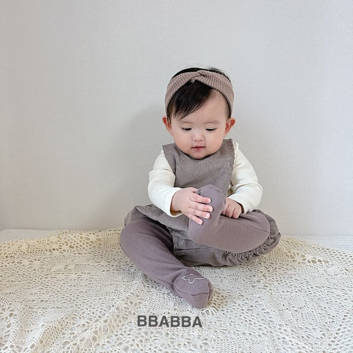Bbabba - Korean Baby Fashion - #babyboutique - Coi Rib Bodysuit - 6