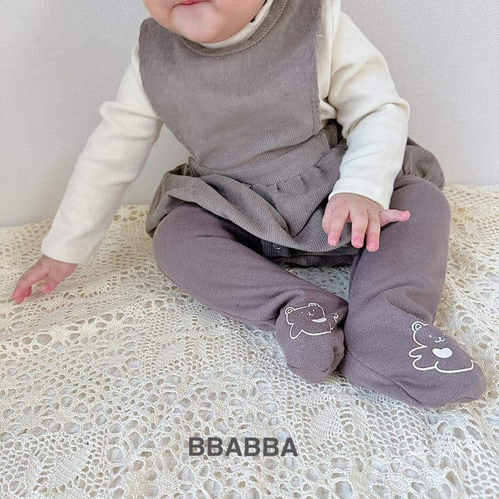 Bbabba - Korean Baby Fashion - #babyboutiqueclothing - Coi Rib Bodysuit - 7