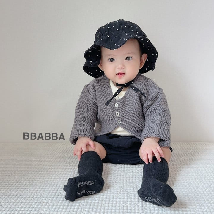 Bbabba - Korean Baby Fashion - #babyboutique - Fleece Dot Bucket Hat - 4