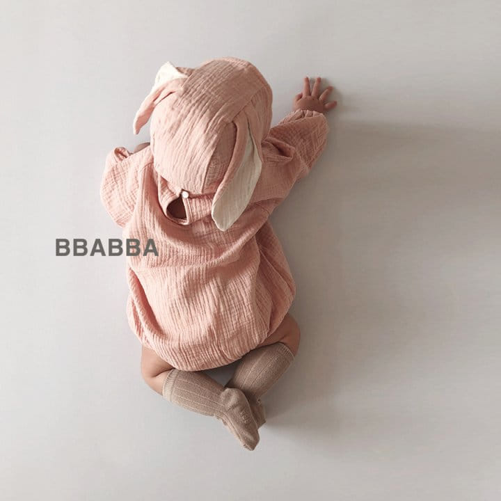 Bbabba - Korean Baby Fashion - #babyboutiqueclothing - Rabbit Bodysuit Bonnet Set - 11