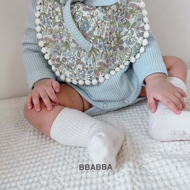 Bbabba - Korean Baby Fashion - #babyboutiqueclothing - Butter Waffle Bonnet Bodysuit Set - 3