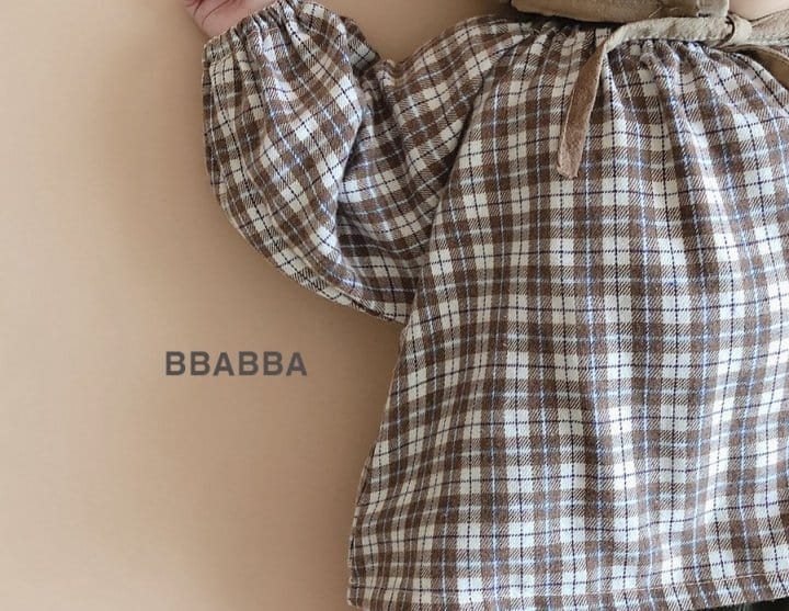 Bbabba - Korean Baby Fashion - #babyboutiqueclothing - Fleece Check Bnlouse - 2