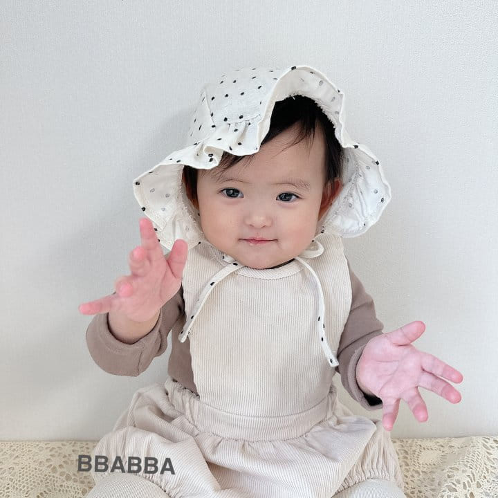 Bbabba - Korean Baby Fashion - #babyclothing - Fleece Dot Bucket Hat - 5