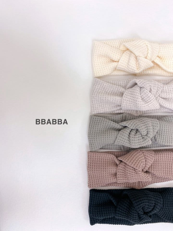 Bbabba - Korean Baby Fashion - #babyboutiqueclothing - Waffle Hairband - 4