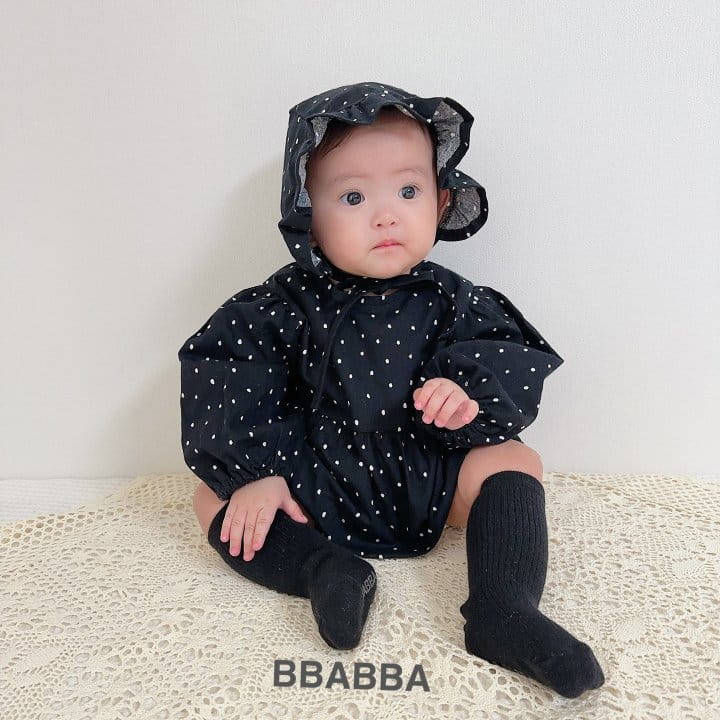 Bbabba - Korean Baby Fashion - #babyfashion - Fleece Dot Long Body Suit