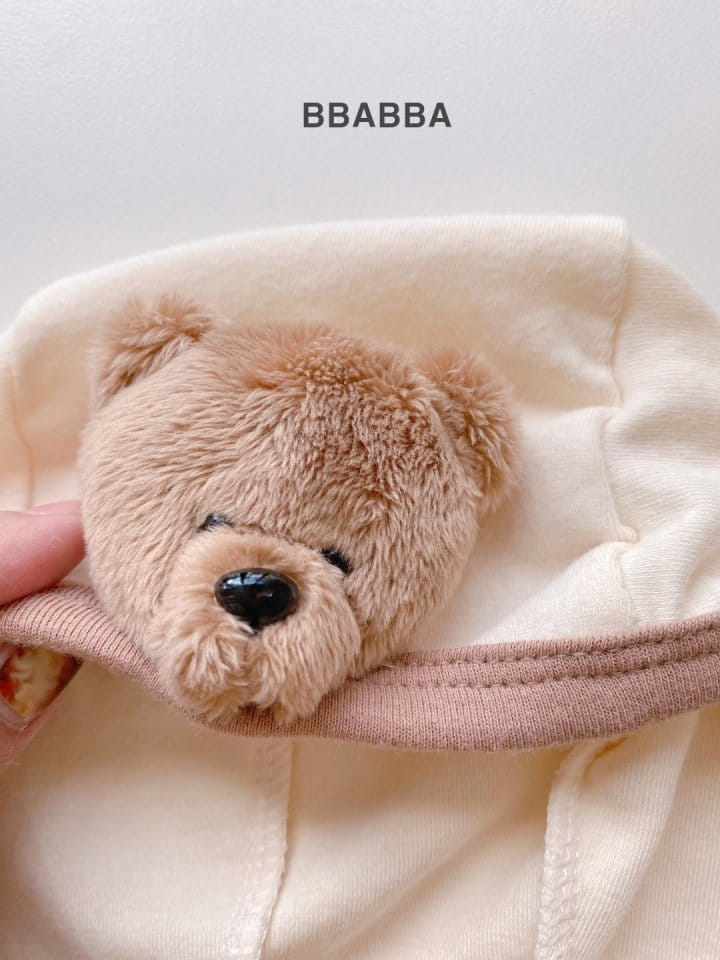Bbabba - Korean Baby Fashion - #babyfever - Bear bonnet Set - 8