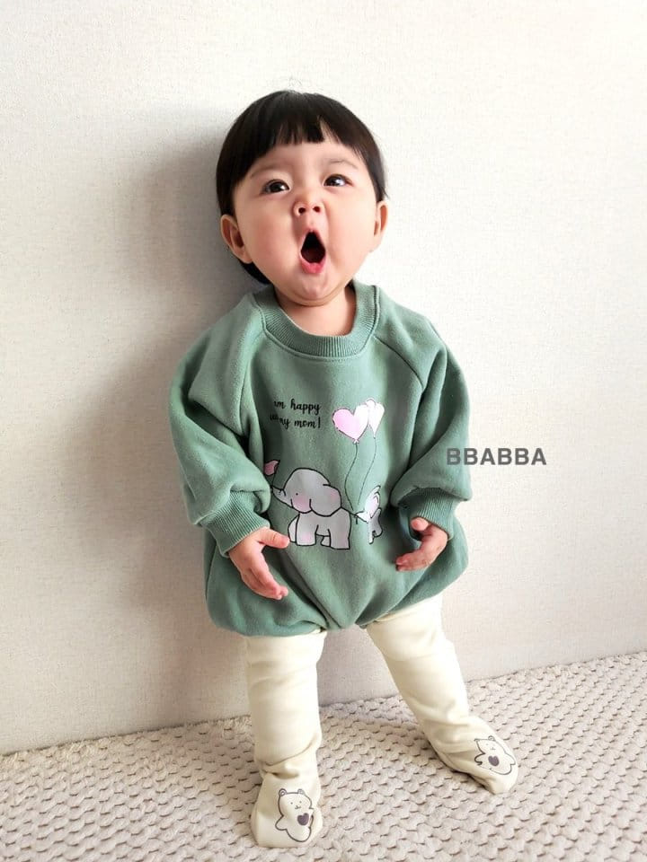 Bbabba - Korean Baby Fashion - #babyoninstagram - Winter Elephant Bodysuit - 3
